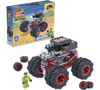Mega Construx MEGA Hot Wheels Bone Shaker Building Set with micro figure driver
