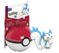 Mega Construx Pokemon Series 17 Pachirisu Figure Building Set with Poke Ball