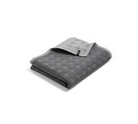 Mega Dot Bedspread 260x260 Dark Grey