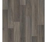Mega Flooring UK Dark Grey Wood Effect Vinyl Flooring Roll For LivingRoom, DiningRoom, Kitchen, 2.8mm Thick Cushion Backed Vinyl Flooring Roll, Waterproof Lino Flooring-2m(6'6") X 2m(6'6")-4m²