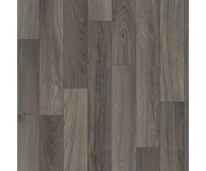 Mega Flooring UK Dark Grey Wood Effect Vinyl Flooring Roll For LivingRoom, DiningRoom, Kitchen, 2.8mm Thick Cushion Backed Vinyl Flooring Roll, Waterproof Lino Flooring-2m(6'6") X 2m(6'6")-4m²