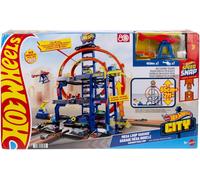 Hot Wheels Mega Loop Garage Playset with 1 Die-Cast Toy Car