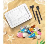 Mega Gemstone Dig Kit - 21 Real Life Gems Age 3+ & Crystals - Dig For Gems, Stones, Crystals & Rocks