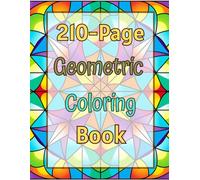 Mega Geometric Coloring Book