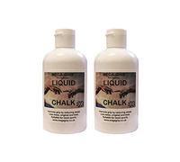 Mega-Grip White Liquid Grip Chalk Twin Pack - x2 250ml Bottles - Multi Pack