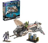 Mega Halo Action Figure Building Toy, UNSC Arctic Burn Wasp with 342 Pieces and 2 Poseable Figures, for Collectors