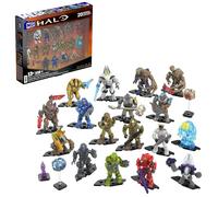 MEGA Halo Action Figures Building Toys Set, Character Pack with 339 Pieces, Poseable Articulation, 2 Inches Tall, Kids or Adult Collectible, HXL07