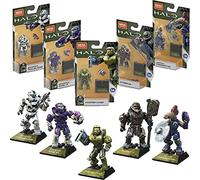 Mega Halo Heroes XIV Bundle: 5 Action Figures - Spartan Trailblazer, MK VII, Master Chief, Hyperius, Jackal Freebooter