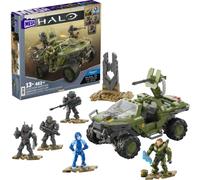 Mega Halo The Series Vehicle Building Toys Set FLEETCOM Warthog ATV w