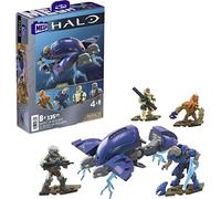 MEGA Halo Toy Building Sets, Ghost of Requiem with 135 Pieces, 4 Micro Action Figures and Accessories, for Collectors
