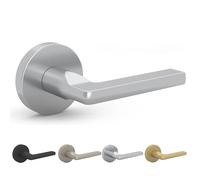 Mega Handles Ralph Dummy Door Handles - 2 Pack Heavy Duty Chrome Door Handles, Non-Turning Door Handle for Closet & French Doors, Single Side, Fits All Standard Doors - Polished Chrome