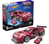 Mega Hot Wheels Building Block Toy Car Cadillac Atsvr Construction Game Red