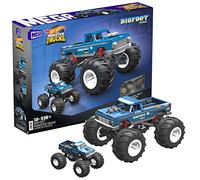 MEGA Hot Wheels Collectible Monster Truck Building Toy for Adults 1:18 Scale Bigfoot with Deluxe Features, for Fans and Collectors, HHD20