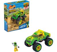 MEGA Hot Wheels Gunkster Monster Truck Building Set toy car with micro figure driver, 69 pieces, gift set for boys and girls ages 5 and up