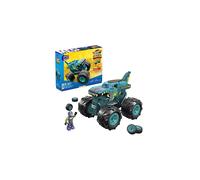 MEGA Hot Wheels Monster Trucks Building Toy Playset, Mega-Wrex with 187 Pieces, 1 Micro Action Figure Driver, Gift Ideas for Kids Age 5+ Years, HDJ95
