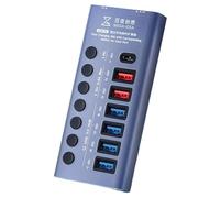 Mega Idea K367H 7 Port Fast Charging Hub For Smartphone PD USB3.0 2-4A