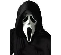 Mega_Jumble Adult Ghost Face Mask for Halloween Horror Scream Movie Masks Haunted Houses Screamer Ghostface Mask Fancy Dress Costume Accessory