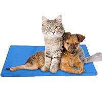 Mega_Jumble Self Cooling Gel Pet Dog Cat Cool Mat Pad Bed Mattress Heat Relief Non-Toxic 60 x 45cm Blue