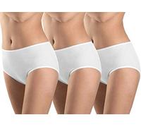 Mega_JumbleSale® Ladies Seamless Control Maxi Brief - Soft & Comfortable Everyday Use Underwear | Women Panties, Basic Knickers Seamless Control Bikini Pack Of 3 (2XL, White Pack of 3)