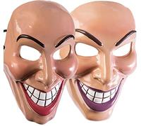 Mega_JumbleSale® The Purge Masks for Couple, Adults Purge Killer Face Design Halloween Fancy Dress, One Size/Horror Mask, Scary Mask for Men Women Masquerade Cosplay Purge Killer