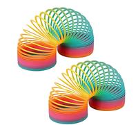 Mega Large 10cm Rainbow Spring , Magic Slinky Rainbow Spring f (Rainbow Pack1)
