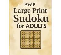 Mega Large Print Sudoku for Adults: 300 Puzzles from Easy to Hard | Big Brain Games for Adults
