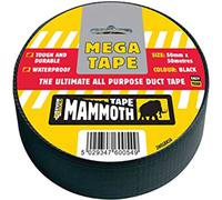 Everbuild Mega All Purp Tape Black 50Mm - Sdh0930 50Mtr