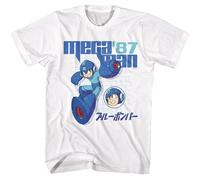 Mega Man - 87 - American Classics - Solid White Adult Short Sleeve T-Shirt