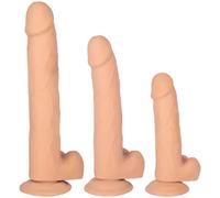 Mega Manmeat Realistic Suction Dildo - SMALL