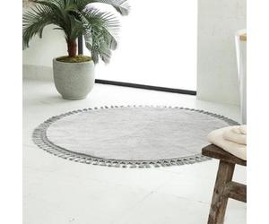 Mega Merchant Area Rugs Living Room Washable Area Rugs English Home Foldable 120Cm Carpet,grey