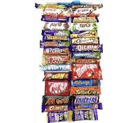 Mega Mix 58 Chocolate Gift Hamper Different Bars ''Behold The King Of Chocolate lovers'' Twisty Treat For All Occasions