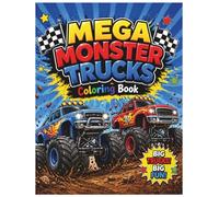 MEGA MONSTER TRUCKS Coloring Book