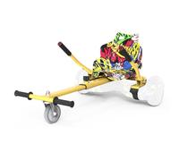 MEGA MOTION Hoverboard Kart, Hoverboard with Seat Fits All 6.5"-10" Self-Balancing Twin Ride Scooters, Adjustable Scooter Karting Stand Suitable for Adults and Kids