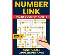 Mega Number Link 12x12 - 400 Expert Grid Connection Puzzles: Arukone Flow Free XXL | 12x12 Master Grids | Colossal Logic