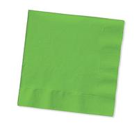 MEGA PACKS of 50 Table Napkins in 18 Cool Colours ... *** FREE UK POSTAGE *** (Lime Green)