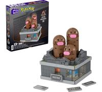 Mega Pok?mon Building Toys Set Mini Motion Dugtrio with 350 Pieces Pop Up Motion 5 Inches Tall for Adult Collectors