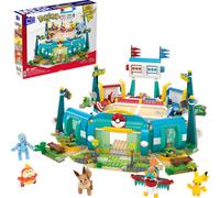 Mega Pok?mon Building Toys Set Training Stadium with 1101 Pieces 5 Poseable Characters and Battle Play for Kids