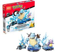 MEGA Pokémon Action Figure Building Toys for Kids, Squirtle Evolution Set with