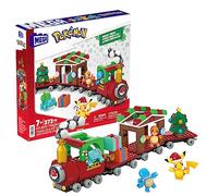 MEGA Pokémon Action Figure Building Toys, Holiday Train with 373 Pieces, 4 Poseable Characters, Gift Idea for Kids, HHP69,Multi-coloured,Medium