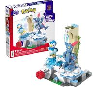 MEGA Pokémon Action Figure Building Toys, Piplup and Sneasel's Snow Day with 171 Pieces and Motion, 2 Poseable Characters, for Kids, HKT20