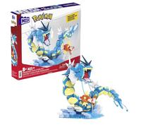 MEGA Pokémon Action Figure Building Toys Set for Kids, Magikarp Evolution Set with 411 Pieces, Buildable and Poseable Gyarados, 20 inches, HNT95
