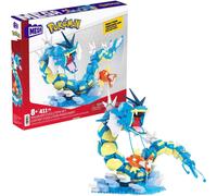 MEGA Pokémon Action Figure Building Toys Set for Kids, Magikarp Evolution Set with 411 Pieces, Buildable and Poseable Gyarados, 20 inches, HNT95