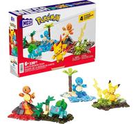 MEGA Pokémon Action Figure Building Toys Set, Kanto Region Team With 130 Pieces, 4 Poseable Characters, Gift Ideas For Kids
