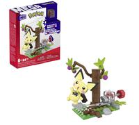 MEGA Pokémon Action Figure Building Toys Set, Pichu's Forest Forage with 84 Piec