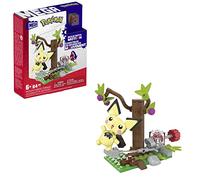 MEGA Pokémon Action Figure Building Toys Set, Pichu's Forest Forage with 84 Pieces, Motion and 1 Poseable and Buildable Character, HPB59