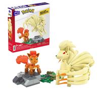 MEGA Pokemon Building Toy - Vulpix Evolution Set with 145 Pieces and Ninetales