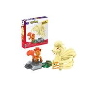 MEGA Pokemon Building Toy - Vulpix Evolution Set with 145 Pieces and Ninetales