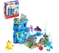 MEGA Pokémon Building Toys Set Aquatic Adventure with 319 Pieces, 2 Poseable Cha