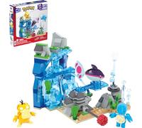 MEGA Pokémon Aquatic Adventure Building Toy Kit, with 3 Action Figures (319 Pieces) for Kids