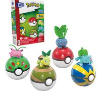 MEGA Pokémon Building Toys Set Grass-Type Trainer Team with 118 Piec (US IMPORT)